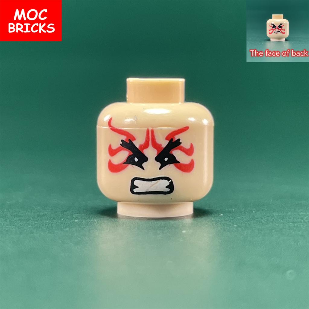 10 шт. Детали MOC Лица Мальчиков и Девочек Фигурка Голова Выражение Лица Образовательные Строительные Блоки Игрушки для детей подарок