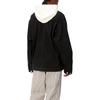 Carhartt WIP Nash Jacket Solid Color Heart Logo Single-Breasted Long Sleeve Jacket Women jackets Black I032098-89-02