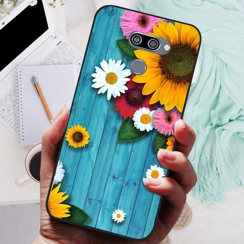 for LG K50 Q60 Case K 50 Soft TPU Silicone Phone Covers for LG Q60 LGK50 K 50 LGQ60 Case Bumper Q 60 Shockproof Coque Cover