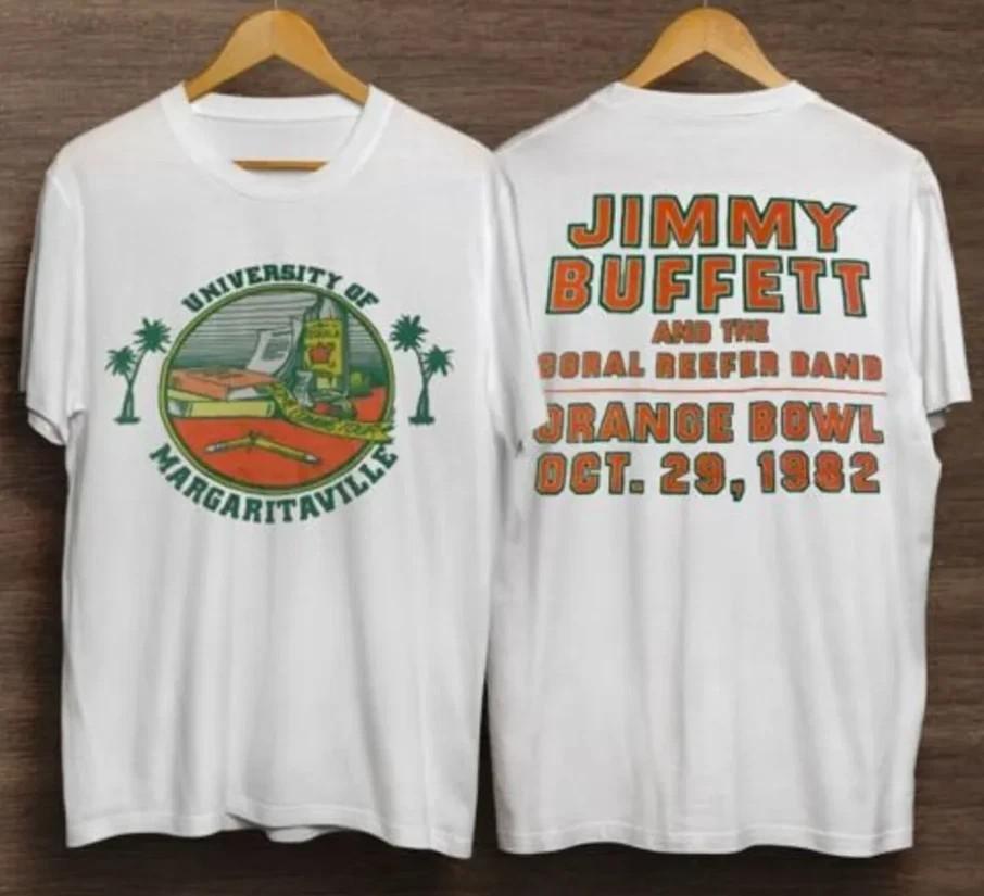 Vintage 80s jimmy buffett of margaritaville concert tour classic T-shirt