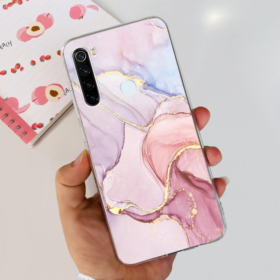 Для чехла Xiaomi Redmi Note 8T Note 8 2021 Чехол Популярный Мраморный Прозрачный Силиконовый Мягкий Funda Для Xiaomi Redmi Note 8 Pro Note8 Coque