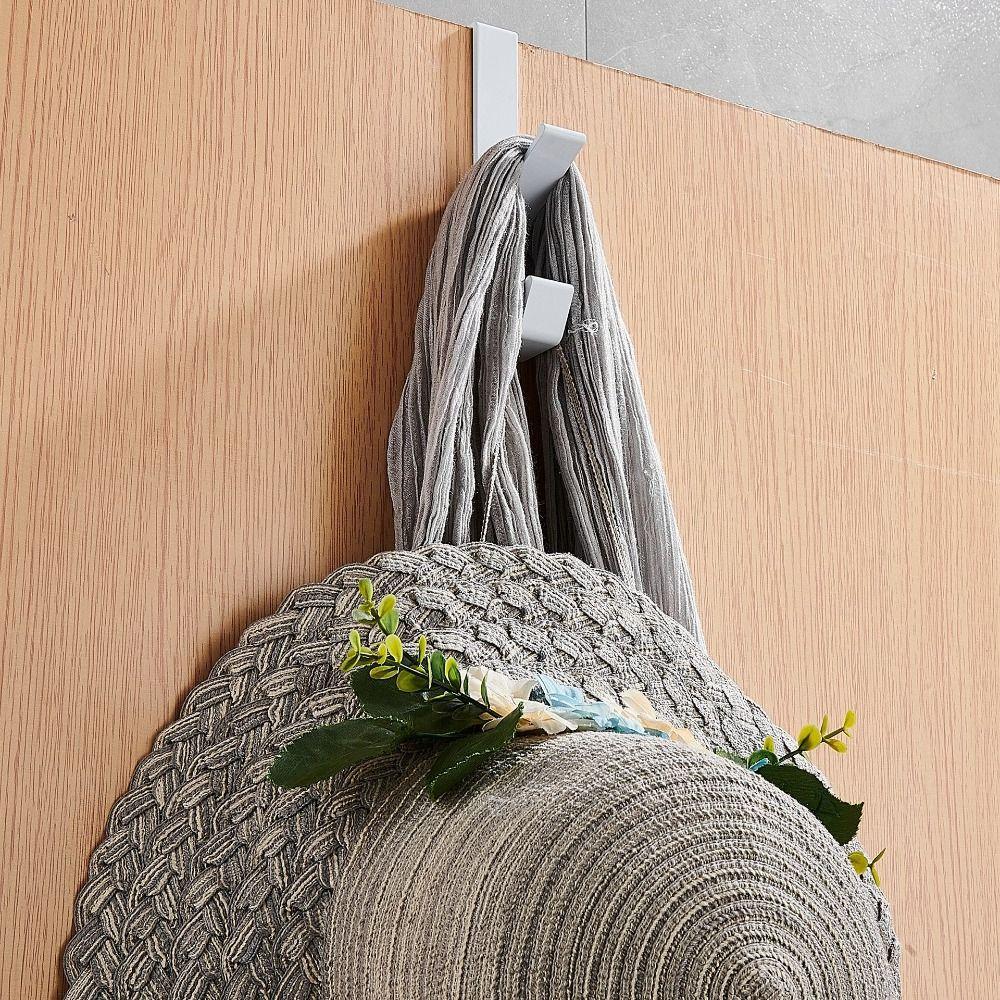 Крючок на заднюю дверь без удара. Вешалка для одежды из нержавеющей стали. Новая стойка для хранения на задней двери.