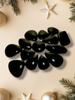 Кабошон из натурального черного оникса с плоской основой, лот россыпью кабошонов, смешанный лот, лот целебных драгоценных камней для изготовления ювелирных изделий.