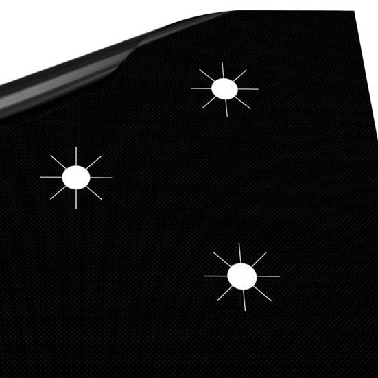 Газовая плита Неприлипающий вкладыш Защита от пятен Защита от деформации 5 отверстий Предотвращение разбрызгивания Эффективная очистка ПТФЭ Стекловолокно