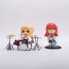Adorable 9 Styles Q Version Punk Rock Figure Doll Drummer Toy Model Pvc Collectible