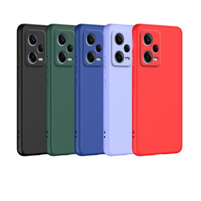Квадратный жидкий силиконовый чехол для Xiaomi Redmi Note 12 Pro Plus 5G Global Soft Fundas Redmi Note 12 12s Matte Basic Cover Caqas
