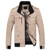 Men's Jacket New Coat Male Korean Version of Casual Middle-aged Stand Collar Spring and Autumn Male Jacket Jacket