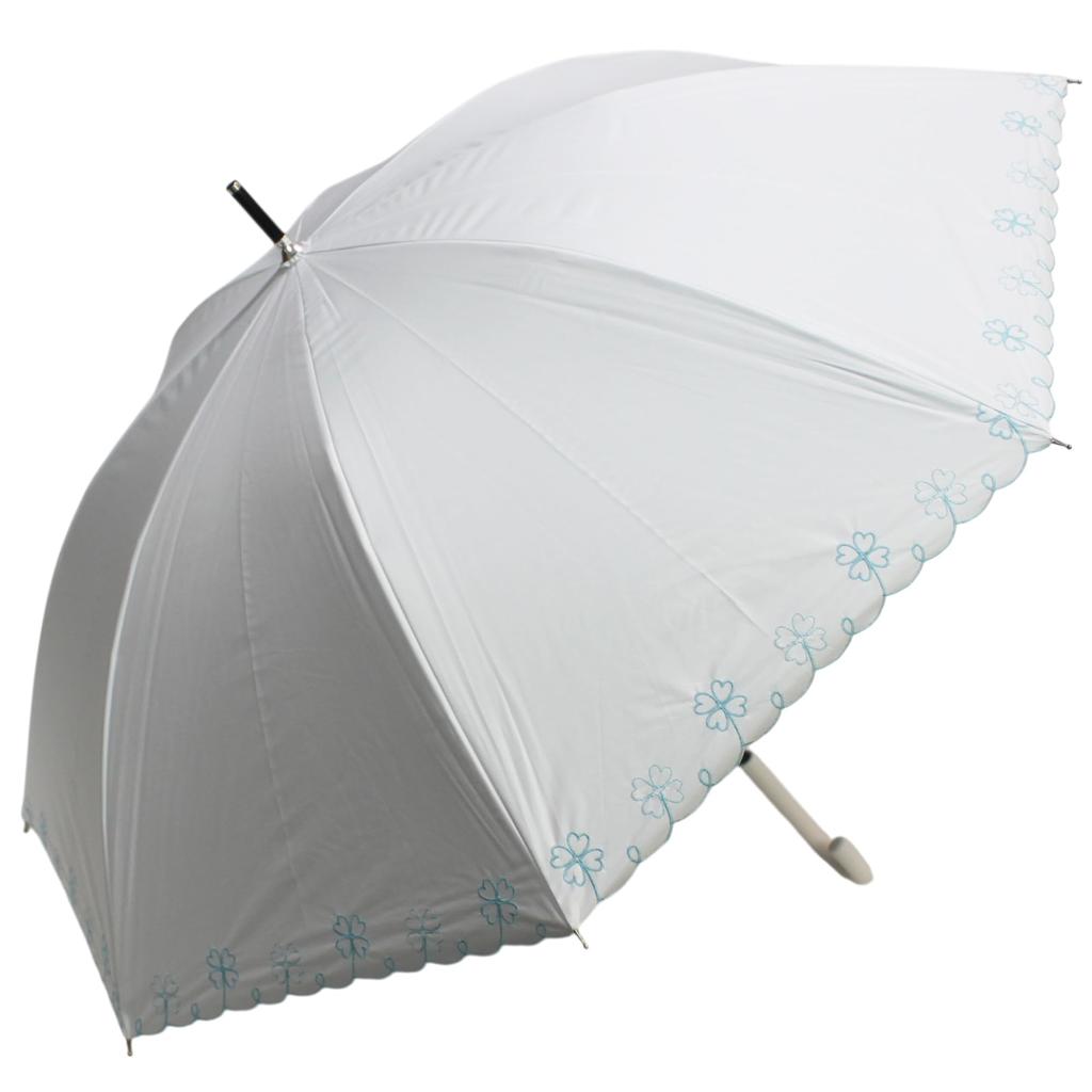 Blackout Scallop Embroidered Short 55cm X Umbe+ Umbrella, 8R, Off-White, 503B-55S