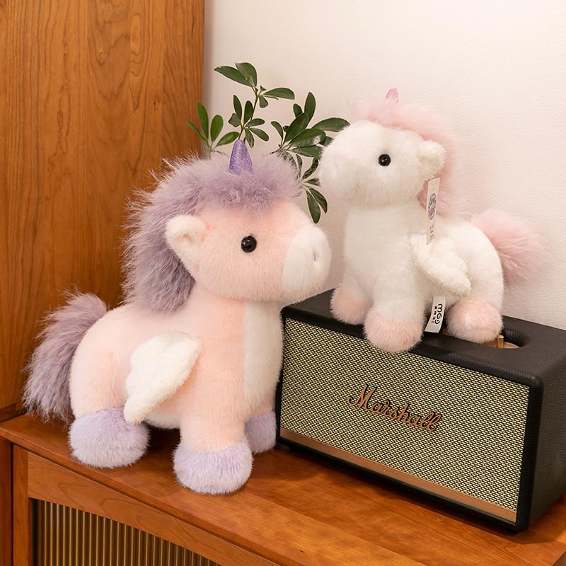 Unicorn Stuffed Plush Animal Soft Fabric And Pp Cotton Filling For Birthday Gift Special Characters Included