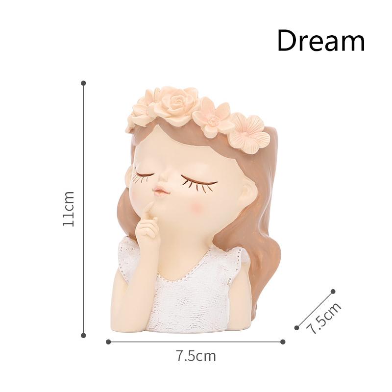 Творческий сказочный цветочный горшок из смолы для рабочего стола, балкона, сада, микроландшафтного декора, вазы, суккулентные цветочные горшки, зеленые растения