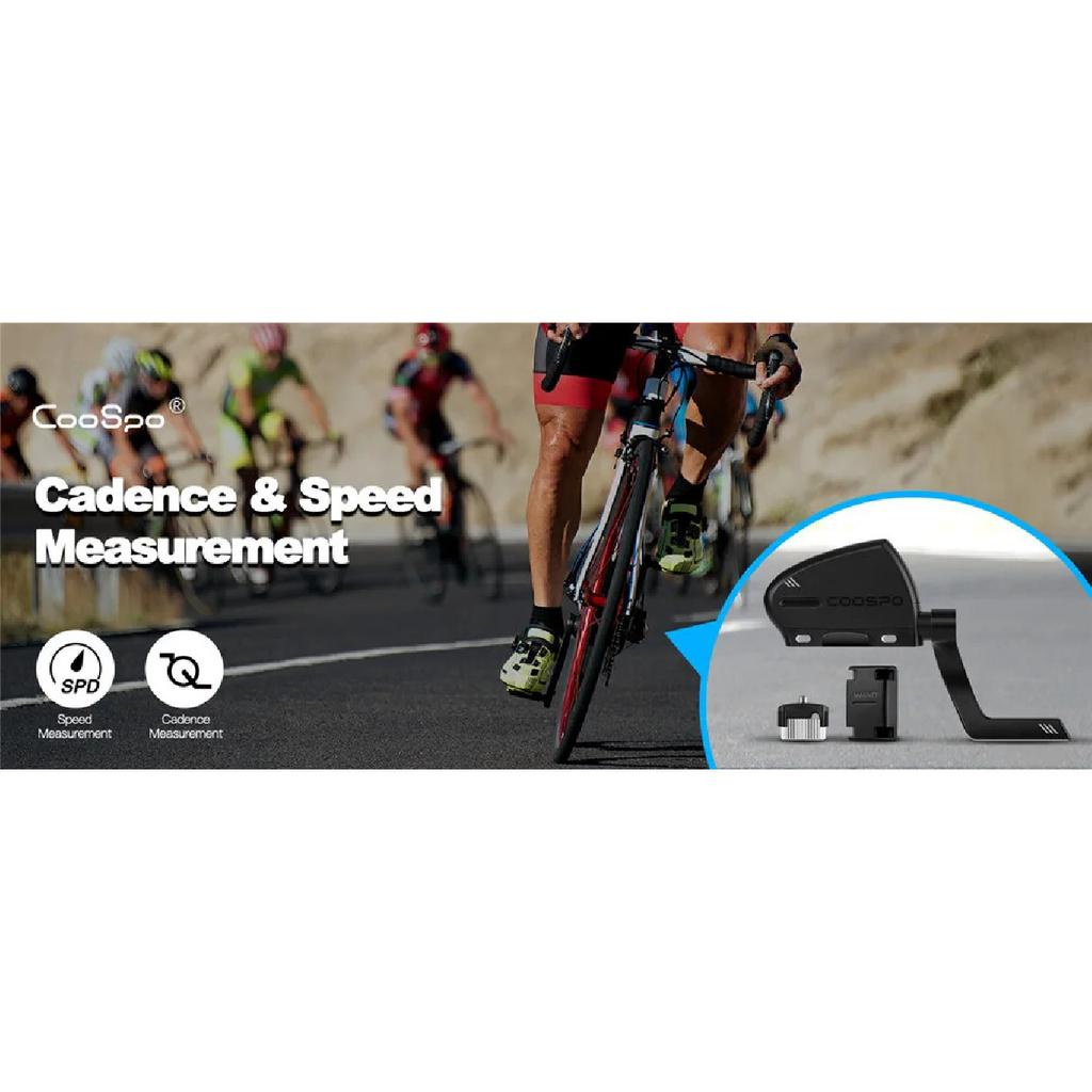 CooSpo New Bicycle Speed And Cadence 5.0 ANT+ Wireless Waterproof For Wahoo Zwif Garmin Etrex 30 Dual Sensor Bluetooth