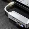 3-in-1 OTG Card Reader Lightting Type-C Two Versions Supports XD SD TF U Disk Mouse Camera Photo Transfer for ioS Android Laptop
