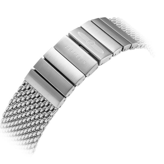 [ZEPPELIN] Men's Watch 100th Anniversary Series 8666-M1 Automatic 50m Water Resistant Mineral Glass Silver Dial Stainless Steel