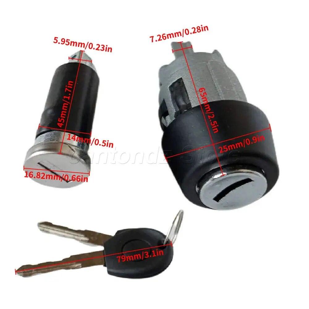VT07 191905855 1H0905855A 357905855B Цилиндр замка зажигания + ключ для VW Bug Beetle 1971-Up