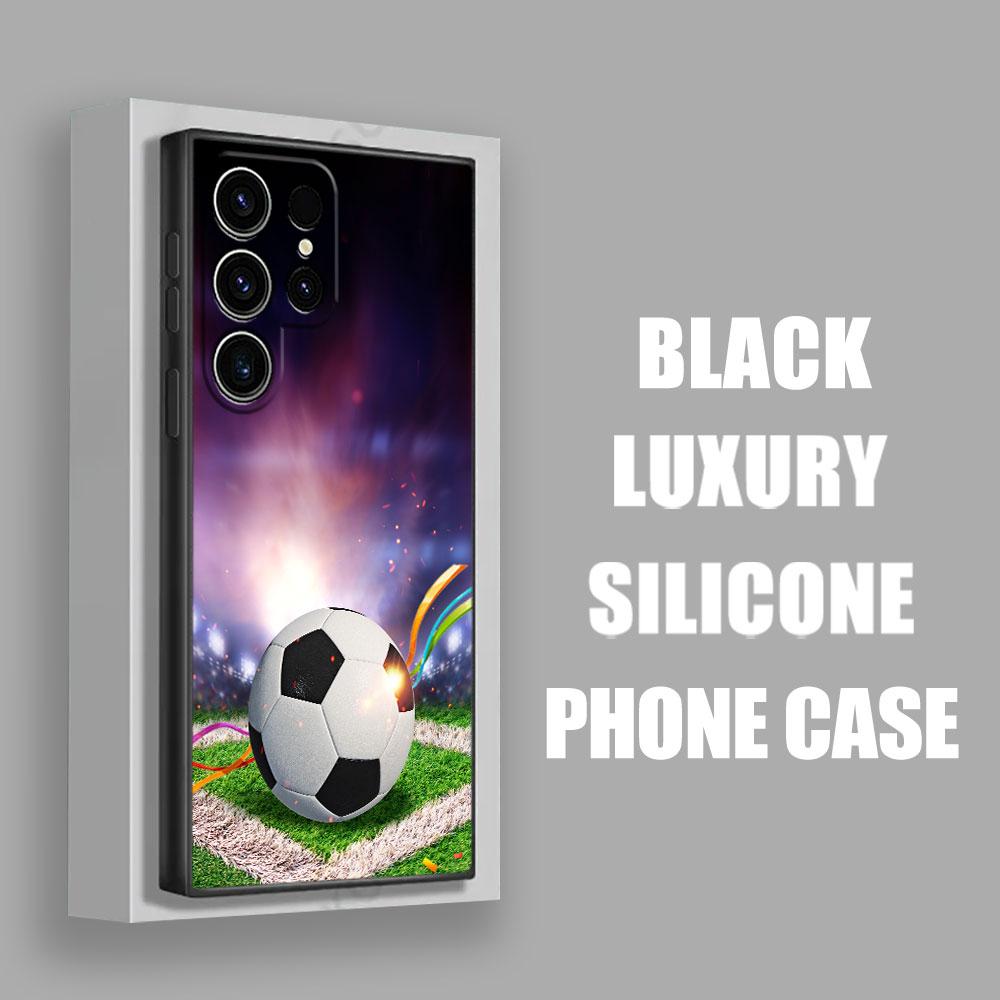 Футбольный Мяч Огонь Un Rayo Мячи Чехол S26Ultra Для Samsung Galaxy S26 S25 S24 S23 S20 S21 FE S22 Ultra Plus 5G Мягкий Чехол