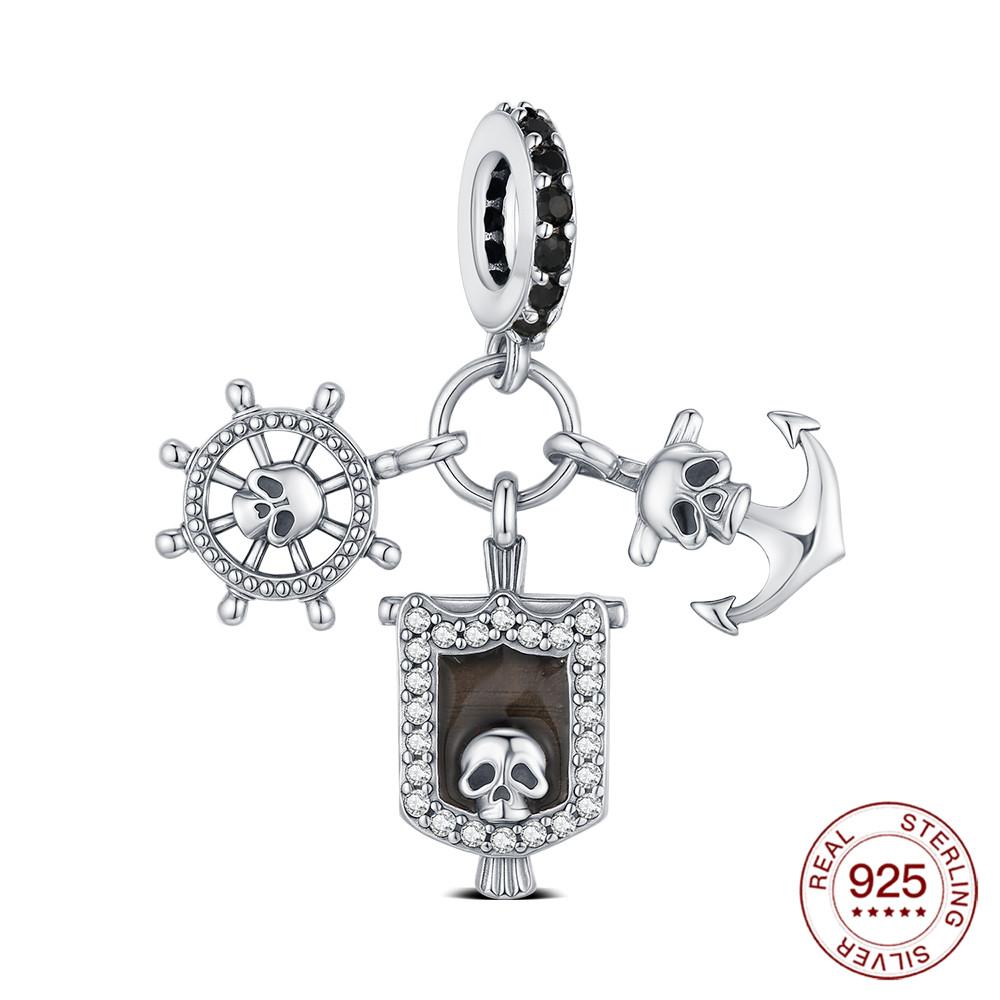 Медные летние бусины Классические пиратские подвески для багажа Изготовление ювелирных изделий Для браслета DIY Ежедневный гламур для женщин Модные подарки