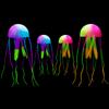 1 шт. DIY аксессуары светящиеся силиконовые поддельные медузы искусственные украшения для аквариума украшения ландшафтного дизайна