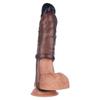 Reusable Penis Sleeve Extender Realistic Penis Condom Silicone Extension Sex Toy for Men Cock Enlarger Condom Sheath Delay