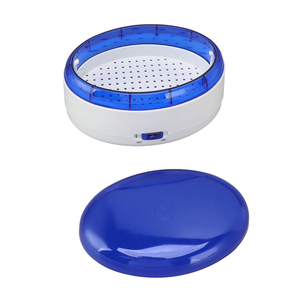 Jewelry Cleaner Machine ABS Quick Washing Portable Glasses Cleaner Machine for Ring Earing Glasses Cosmetic Brush