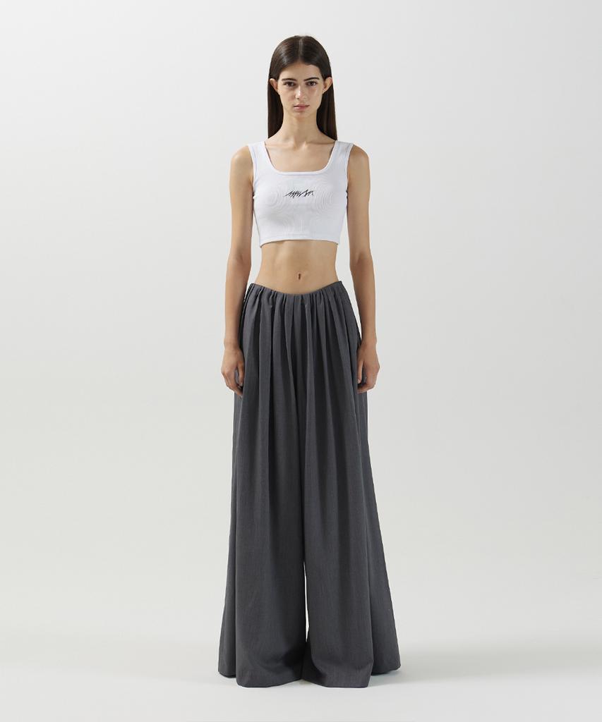 Meuameu Wide Pleated Pants