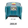 Инвертор питания для аккумулятора Makita 18V, DC 18V в AC 120V/220V, портативная электростанция с USB, Type-C, светодиодный фонарь 280 лм для кемпинга
