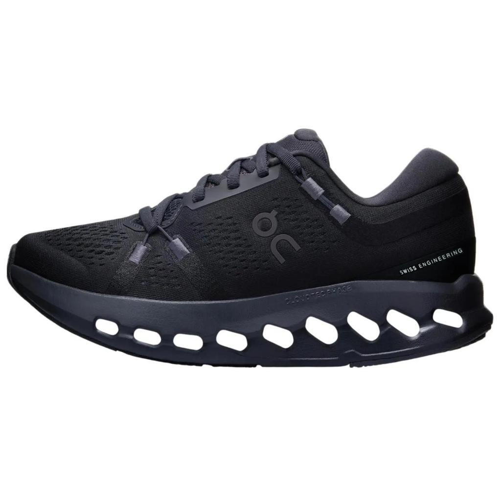 ON Womens Cloudsurfer 2 'Triple Black' (women's sizes) Black / Black Running Shoes 3WF10101043