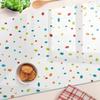 Decorative Glass Chopping and Serving Board, Colorful Dots, 80x52 cm