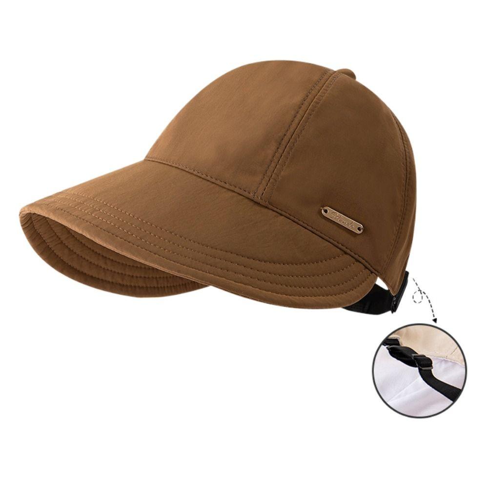 Adjustable Fisherman Hat UV Protection Sunscreen Cap Fashion Bucket Panama Cap Women