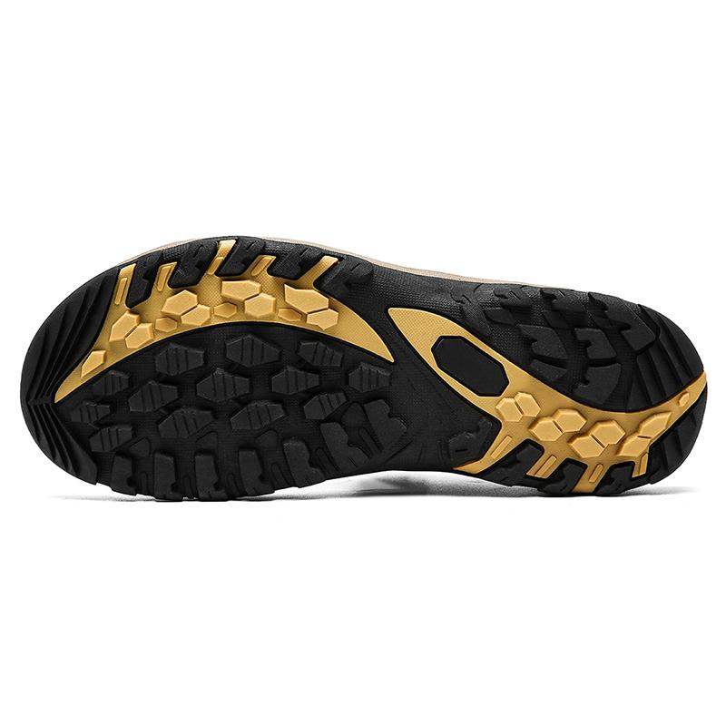 Мужские сандалии из натуральной кожи большого размера, летние мужские пляжные сандалии, уличные сандалии для мужчин