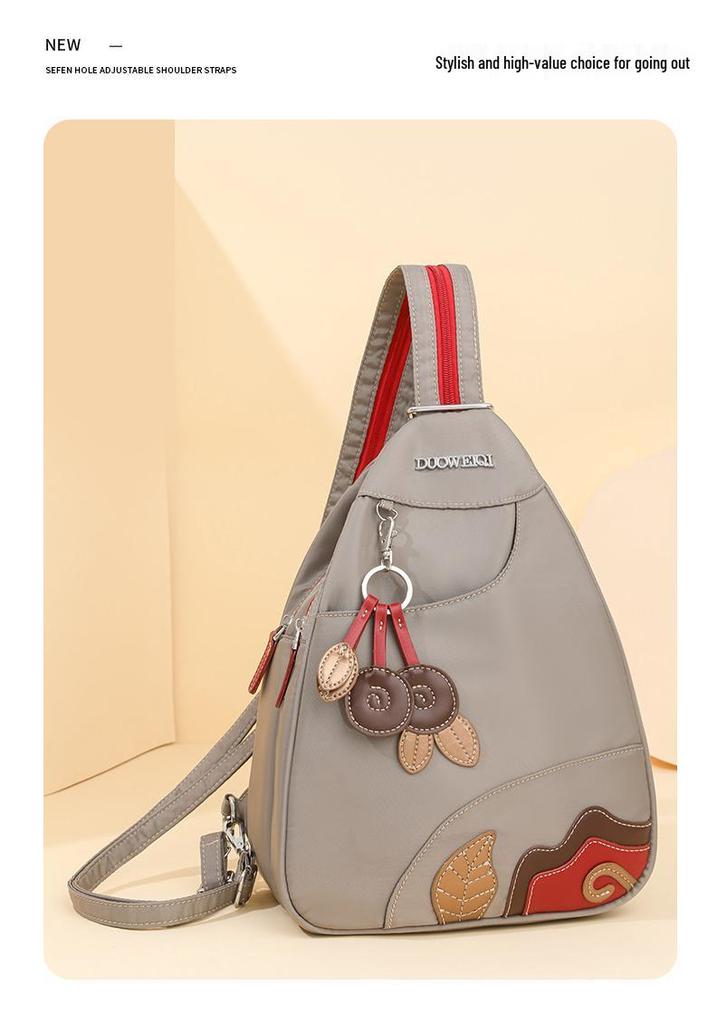 Модный корейский стиль Водонепроницаемый Оксфордский Crossbody Рюкзак: Легкий, Универсальный, Большой вместимости, Многофункциональный