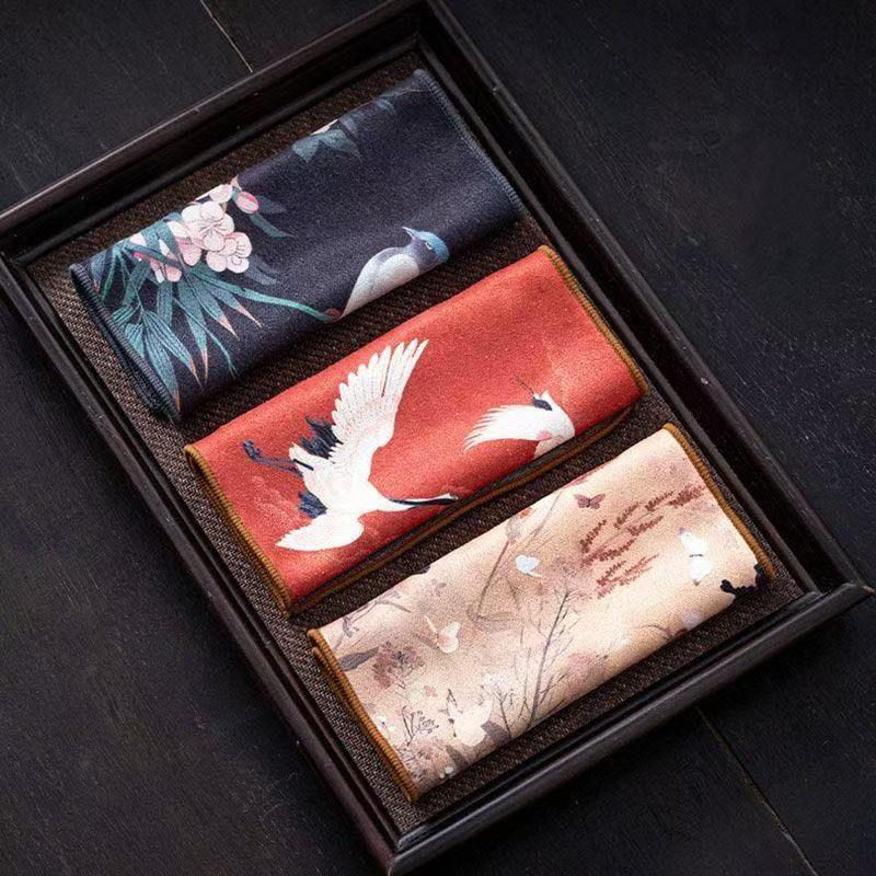 Окрашенное кухонное полотенце, впитывающая тряпка, утолщенная салфетка для уборки стола, хлопковая салфетка для уборки кухни, полотенца для мытья посуды