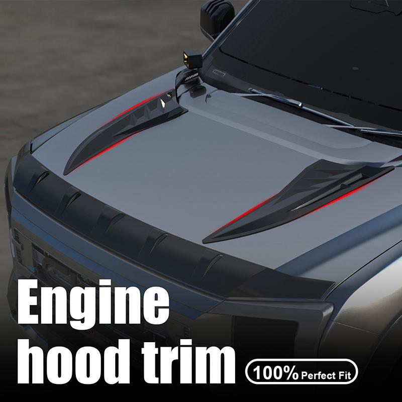 Наклейки для украшения капота для BYD Shark 6 Спортивная декоративная наклейка Обновление для Shark 6 2025 2025 Автомобильные аксессуары 2 шт.