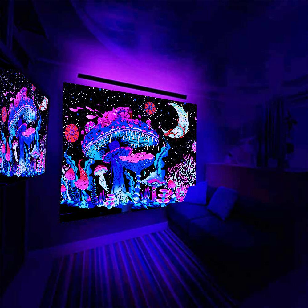 Психоделический Ловец снов, гобелен с лунным пером, хиппи, большой богемный гобелен с мандалой, настенная ткань, ковер, потолочный декор комнаты