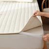 1 шт. Водонепроницаемый наматрасник с эластичными угловыми ремнями, Машинная стирка, Чехол для постельного белья для односпальных/двуспальных кроватей, Подходит для дома, гостиниц, Современное постельное белье
