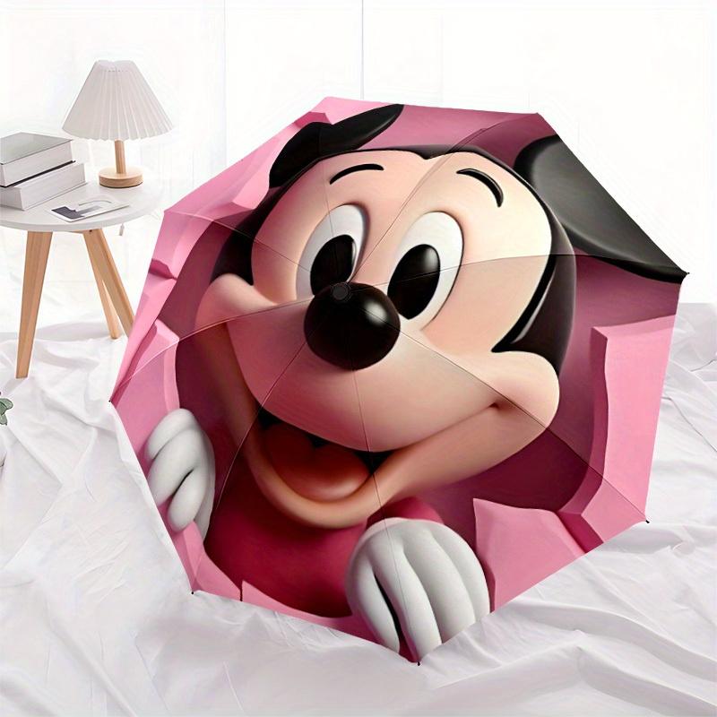 1pc Mickey Mouse Automatic Open/close, All-Season Portable Folding Umbrella, Perfect Gift for Friends y250807045