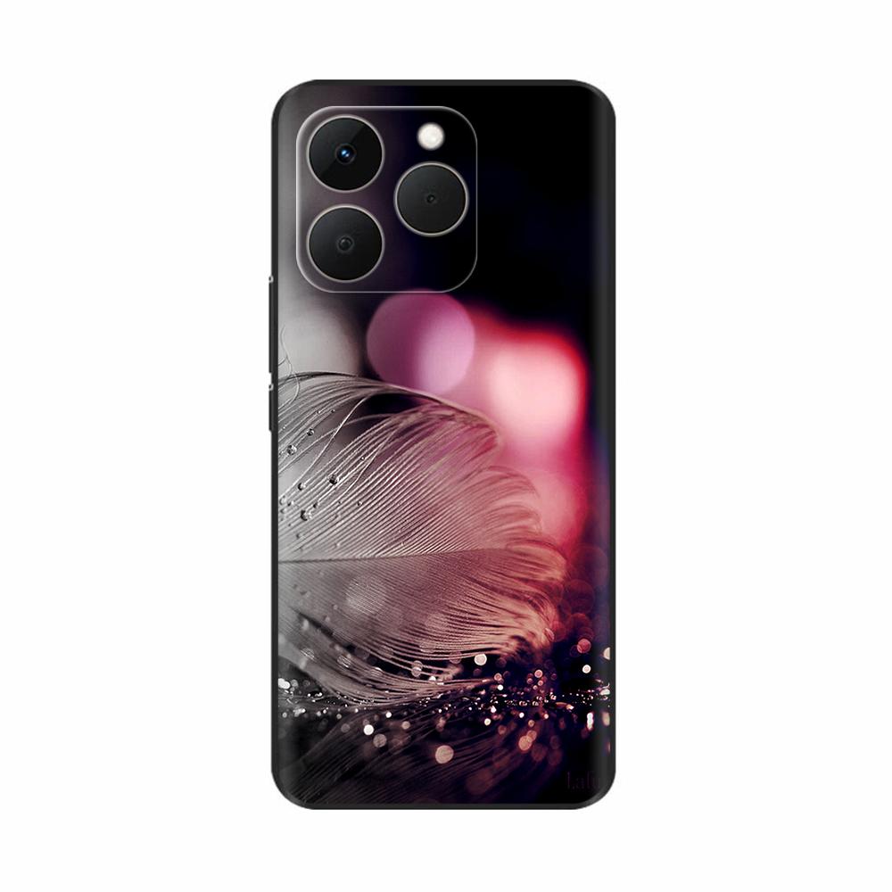 Для Realme 15T 5G Чехол Мягкий Силиконовый Бампер Мультяшный Цветок Череп Рисунок Задняя Крышка Для Oppo Realme 15T 15 T Чехлы Для Телефона Funda