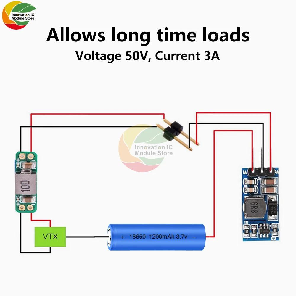2-8S BEC Step-Down Power Module 5V/12V Output/5V-36V Input Step-Down Module Voltage Adjustable for RC FPV