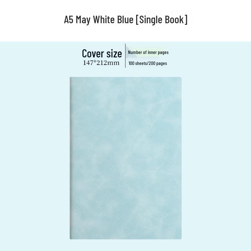 Custom Logo Notebook Gift Set: A5 Notebook, A6 Soft Cover Student Journal, Simple Business Diary