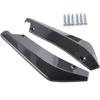 2PCS 40CM Rear Bumper Canards Splitter Side Spoiler Cover Trim Sticker Universal For BMW F30 F31 F32 F33 F22 Car Accessories