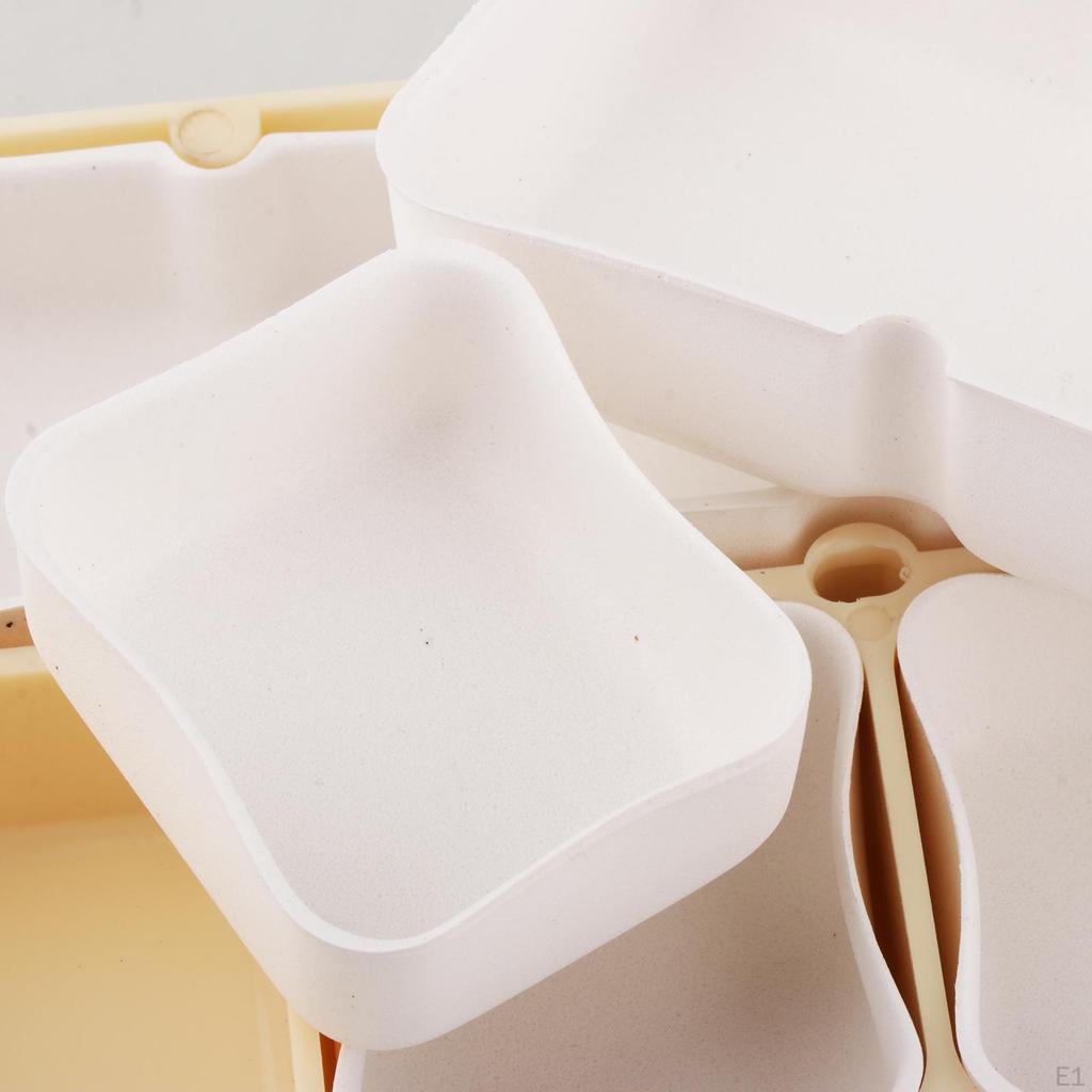 Watch Movement Parts Organizer Box with Protective Cover for Repair Tools