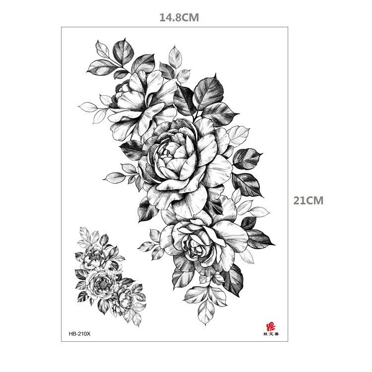 Наклейка с рисунком животного, тигр, лев, леопард, половина руки, рисунок Hb, набор для переноса воды, имитация наклейки