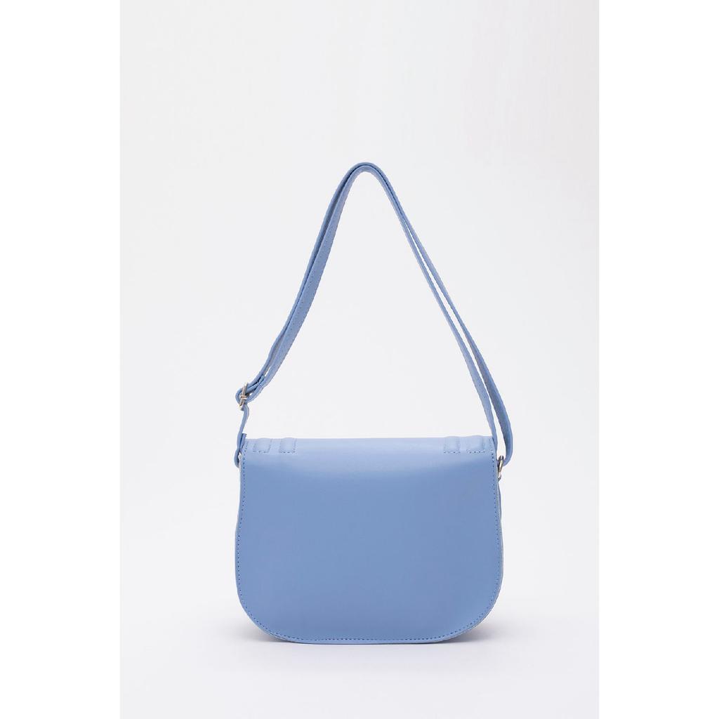 Black Shk93 Artificial Leather 2 Compartment Adjustable Strap Shoulder Bag L:15W:23W:6 Cm