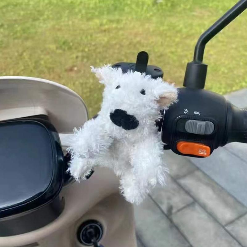 Милый щенок, украшение для лобового стекла автомобиля, плюшевая кукла, креативный подарок, наплечники, аксессуары для украшения интерьера автомобиля