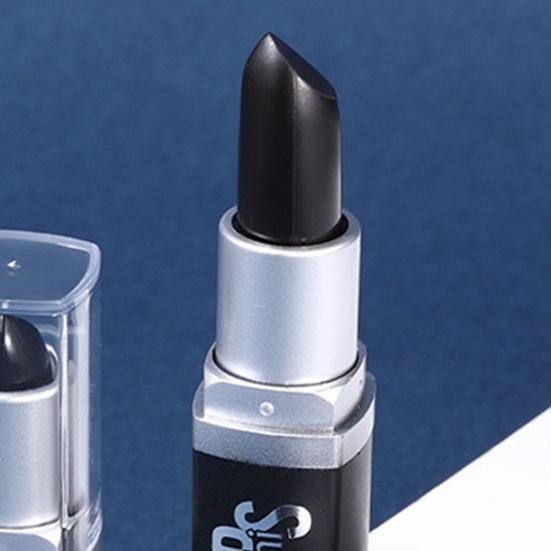 Black Lipstick with a Soft Texture That Creates Flattering Line and Can Be Worn Alone or Paired Lip Gloss To Create Unique Look for Any Occasion. This