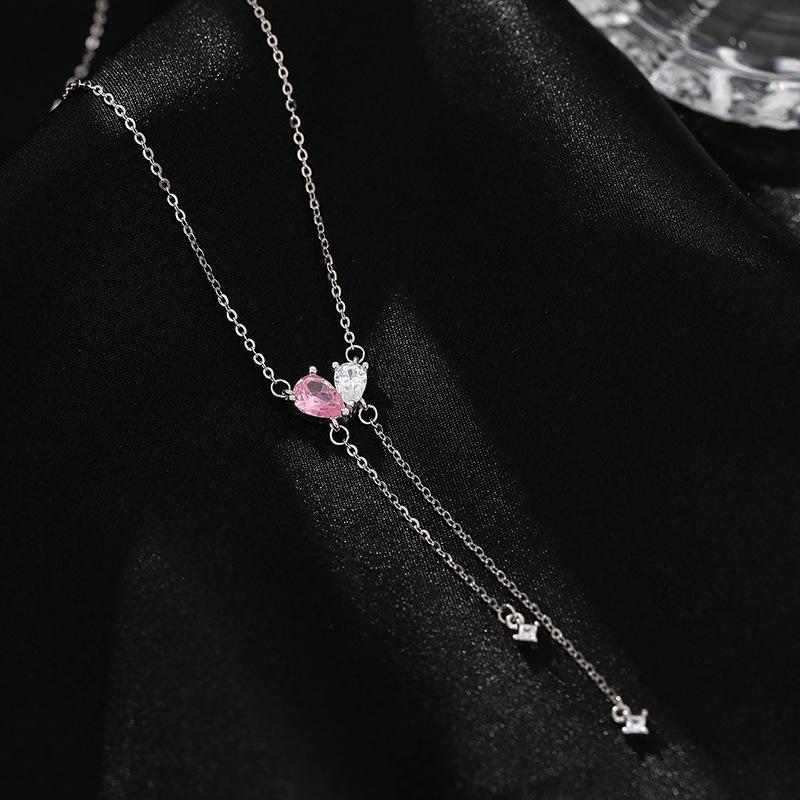 Ожерелье Banyan Tree S925 Silver Simple Heart Tassel - женская роскошная цепочка на ключицу