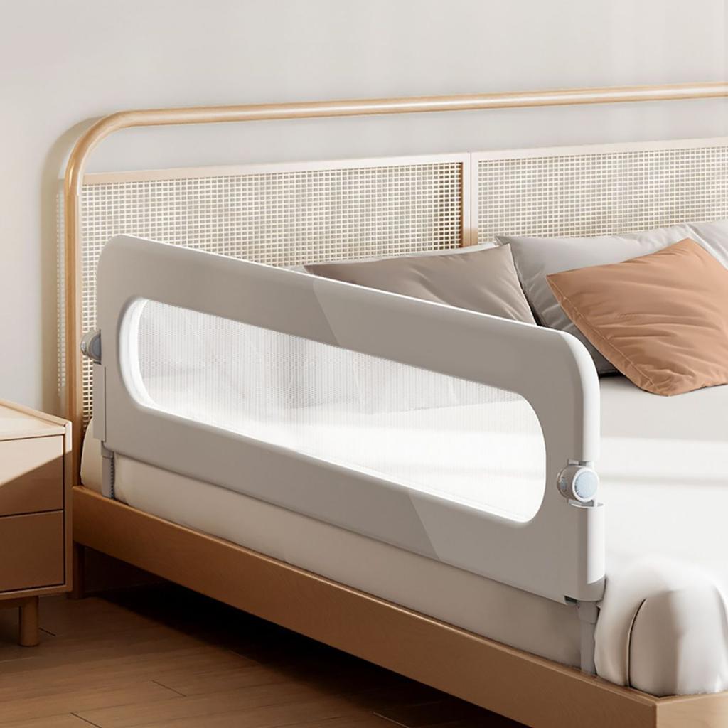 Детская кроватка ограждение 71 дюйм одностороннее предотвращает падение легкое складное детское ограждение для дома