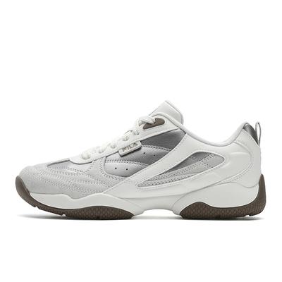 Fountain Fashion Простые Личность Спорт Удобные Ретро Низкие Повседневные Кроссовки Женские кроссовки Белый Серебристый F12W531105FCM