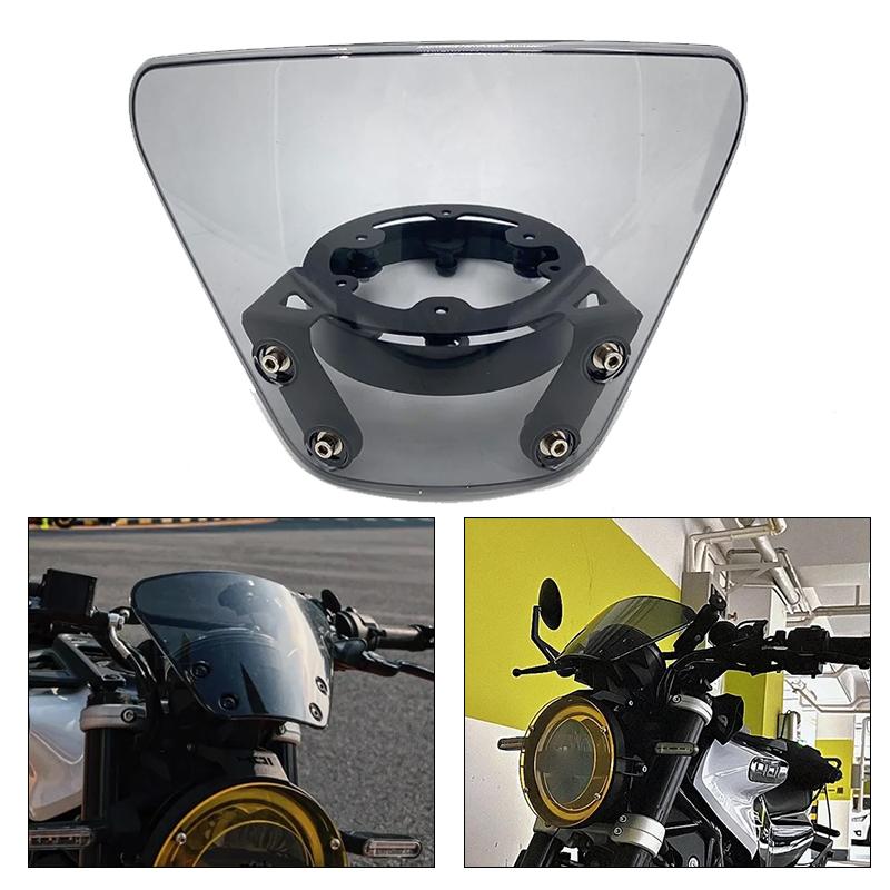 Мотоциклетное ветровое стекло Поднятое ветровое стекло Детали для Husqvarna Svartpilen 401 250 Vitpilen 401 2018-