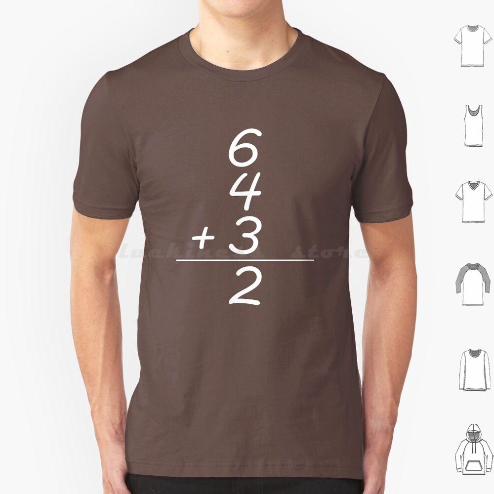 Baseball 6 4 3 2 White T Shirt Cotton Men Women DIY Print Sports Baseball 6 4 3 2 Baseball Math Baseball Fans Aaron Judge