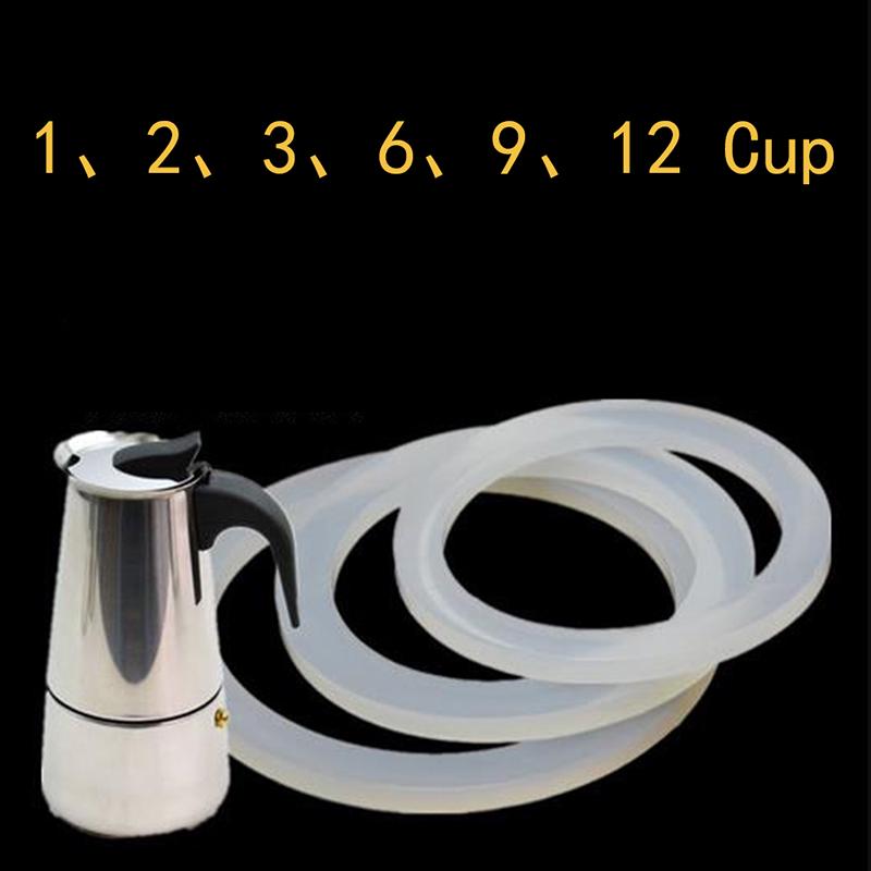 2pcs Stove Top Coffee Maker Moka Replacement Spare Rubber Gasket Seal Ring